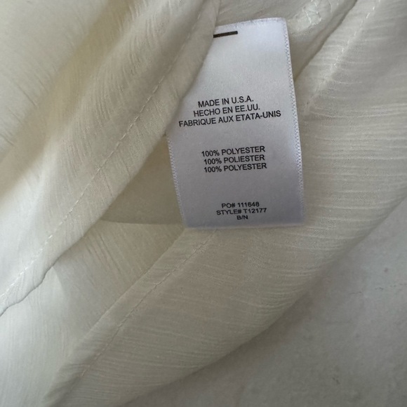 2B Bebe Sheer Lace Blouse Size Small - Picture 4 of 5